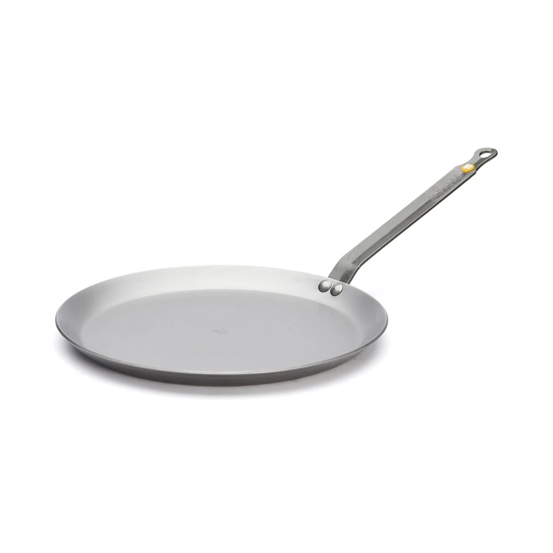 de Buyer MINERAL B 10.25-inch carbon steel crepe and tortilla pan
