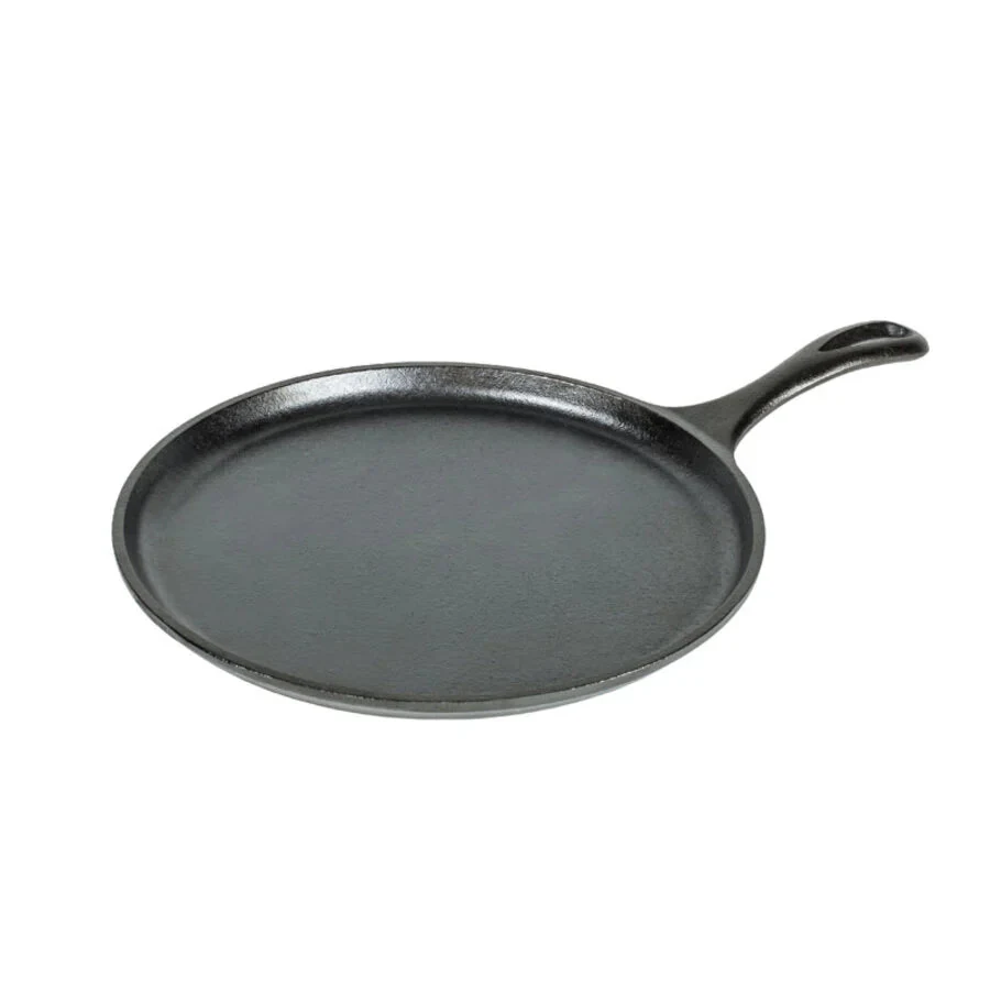 Lodge L9OG3 10.5-inch round cast iron griddle